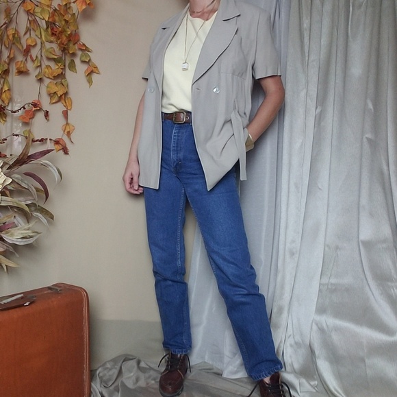 Vintage Blazer Beige Minimal Safari - Picture 4 of 8